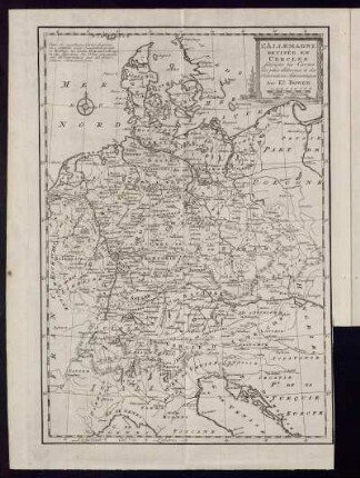 L´Allemagne Devisée en Cercles[...]