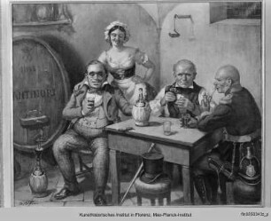 Szene in der Antinorikellerei
