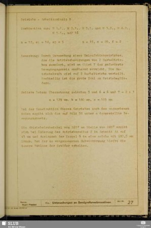 Anlage 27 Getriebe - Arbeitsprinzip 8