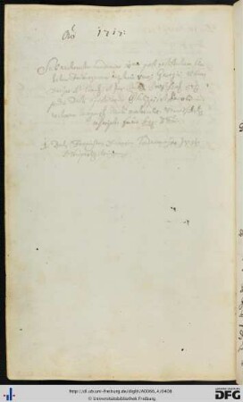 [fol. 203] Rektorat Georg Alban Dreyer 1717