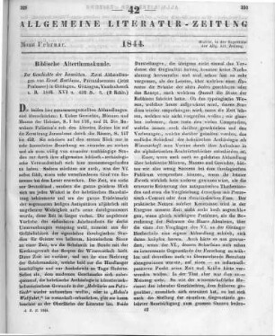 Bertheau, E.: Zur Geschichte der Israeliten. Abt. 1-2. Göttingen: Vandenhoeck 1842