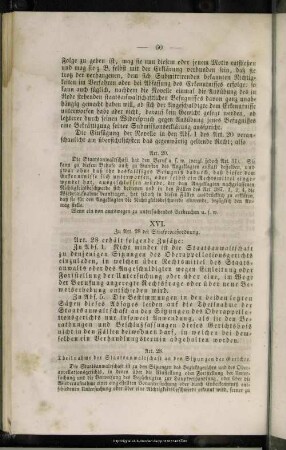 XVI. Zu Art. 28 der Strafproceßordnung
