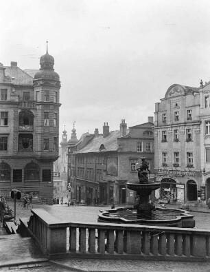 Der Löwenbrunnen in Glatz