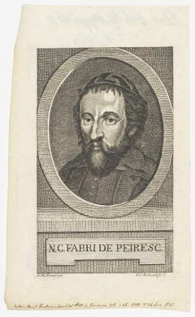 Bildnis des N. C. Fabri de Peiresc