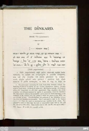 The Dînkard. Book VI—(continued.)