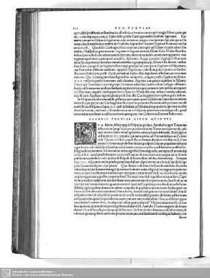 Decadis Tertiae Liber Quintus