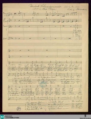 2 Vocal pieces - Mus. Hs. 1303