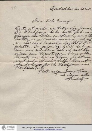 Brief vom 23.10.1904