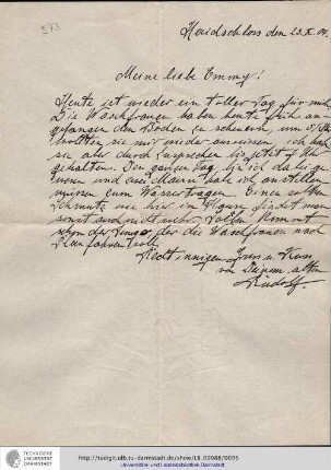 Brief vom 23.10.1904