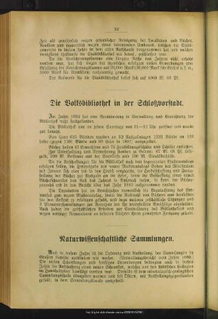 Die Volksbibliothek in der Schloßvorstadt