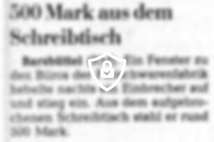 500 [Name maskiert] dem Schreibtisch