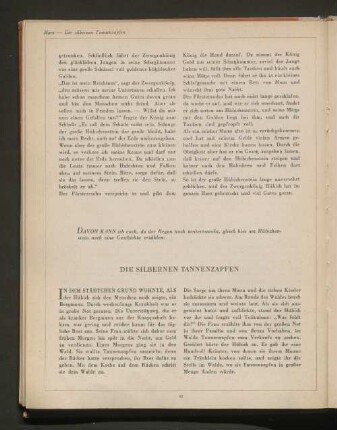 Die silbernen Tannenzapfen