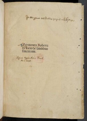 Sermones de laudibus sanctorum