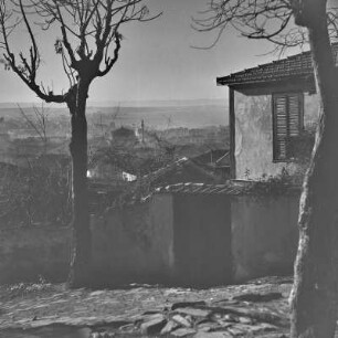 Griechenland. Thessaloniki. Blick in die Altstadt.
