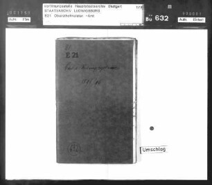 Etats- und Rechnungsergebnisse des Hofmarschallamts
