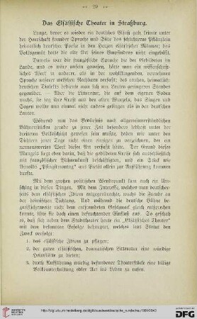 1: Das Elsässische Theater in Straßburg