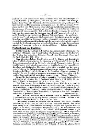 Psychopathologie und Psychiatrie