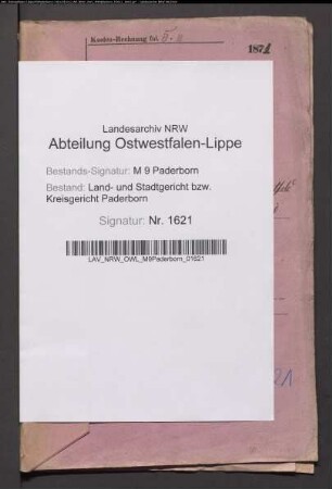 Erblasser: Bentfeld, Johann; Erblasser: Bentfeld, Catharine, geb. Micus: