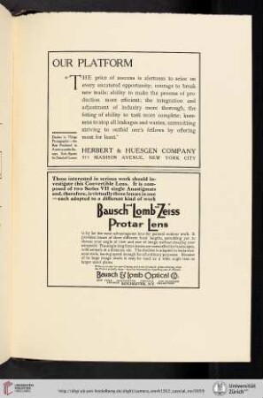 Herbert & Huesgen Company [Photographic Products]