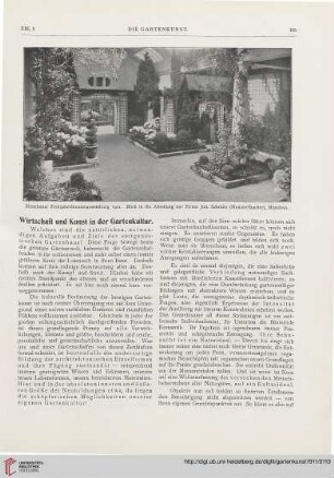 13: Wirtschaft und Kunst in der Gartenkultur