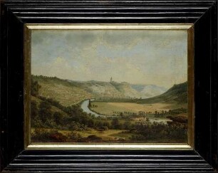 Das Unstruttal mit Freyburg von Westen