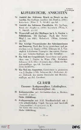Gläser (Nr. 80-118)