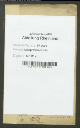 Kosten der päpstlichen Verfügung betr