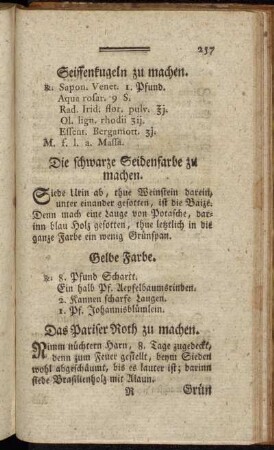 Die schwarze Seidenfarbe zu machen
