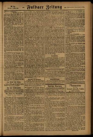 Zweite Ausgabe vom Montag, den 07. März 1921.