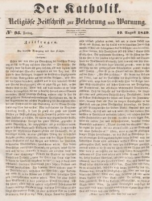 377-379 Zeitfragen : XV. Die deutsche Bewegung und ihre Früchte (Fortsetzung)