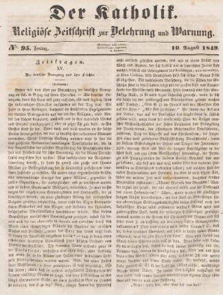 377-379 Zeitfragen : XV. Die deutsche Bewegung und ihre Früchte (Fortsetzung)