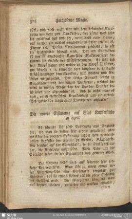 Die neuere Erfindung auf Glas Kupferstiche zu ätzen