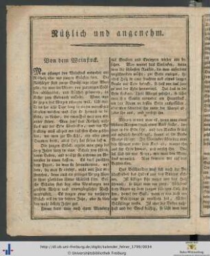 Nützlich und angenehm.