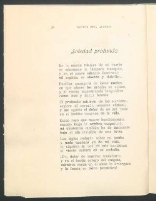 Soledad profunda