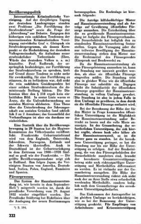 Internationale Kriminalistische Vereinigung [Bevölkerungspolitik]