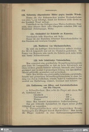 123. Sehr feinkörnige Visierscheiben