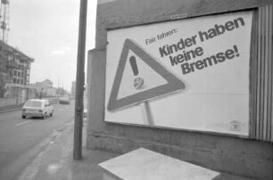 Aktion des Innenministeriums "Fair fahren: Kinder haben keine Bremse"