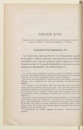 Lección XVIII
