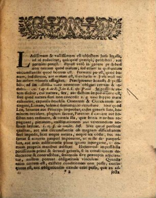 Perantiqvae Vniversitatis Erfordiensis Rector Et Facvltatis Jvridicae Decanvs, Conr. Wilhelmvs Strecker, JCtvs, Eminentissimi Ac Celsissimi Principis Electoris Mogvntini Consiliarivs Regiminis, Praefatae Facvltatis Assessor Senior, Codicis Prof. Pvbl. Ordinarivs, Civitatis Syndicvs Et Consvl Primarivs, Ad Avdiendam Lectionem Cvrsoriam .... Et Dissertationem Inavgvralem Ad Diem III. Febrvarii MDCCXLIV Lectorem Benevolvm Perhvmaniter Invitat