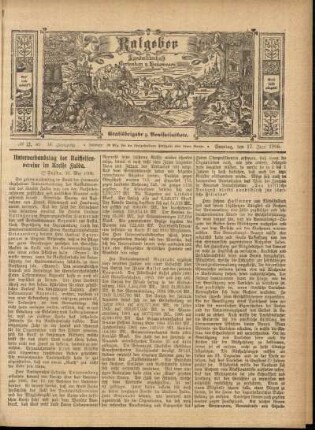 Ausgabe vom Sonntag, den 17. Juni 1906.
