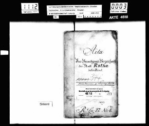 Vermögensverzeichnis Rötha
