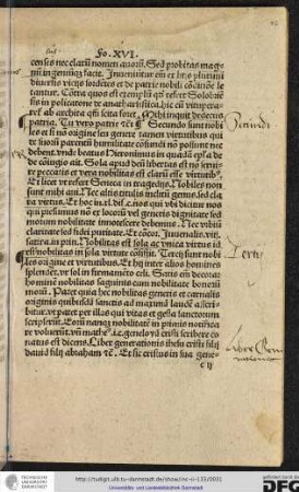Secundo sunt nobiles et si non origine seu genere tamen virtutibus qui de suorum parentum humilitate confundi non possunt