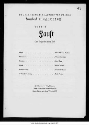 Faust Der Tragödie erster Teil