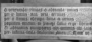 Dreifaltigkeitsaltar : Dreifaltigkeitsaltar. Tafelmalerei (1507). Detail mit Lobgesang Mariens. Seckau, Benediktinerabteikirche Mariä Himmelfahrt, Kapelle, Bischofskapelle