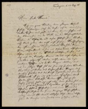 Brief an Mama, 24.12.1909, Tendaguru