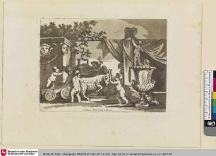 du Poussin. Palais Chigi á Rome; [Bacchanale d'enfants]; [Bacchanal]