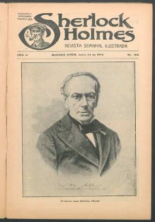 [Retrato del] doctor Juan Bautista Alberdi