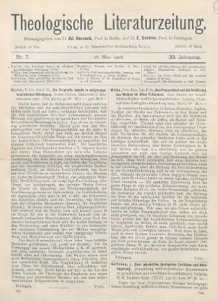 194-198 [Rezension] Geffcken, Johannes, Zwei griechische Apologeten (Aristides und Athenagoras)