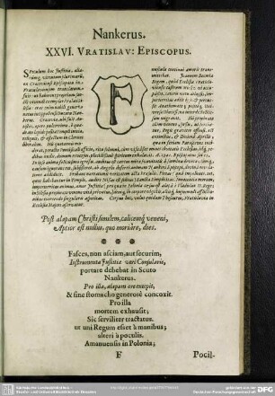 Nankerus. XXVI. Vratislav. Episcopus