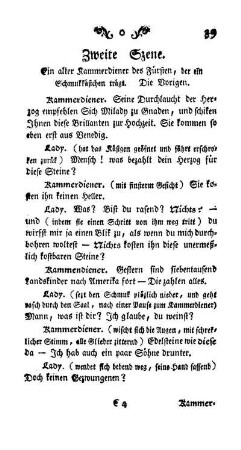 Zweite Szene. Ein alter Kammerdiener des Fürsten... Die Vorigen